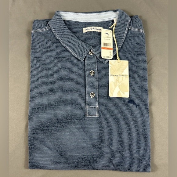 Tommy Bahama Other - Tommy Bahama Golf Shirt Polo Paradise Cove Striped 3XLB Polyester